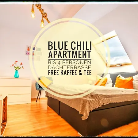 Blue Chili 19 Schoene Dachterasse Zentral Modern Bis 4 Pers Magdeburg Exterior photo